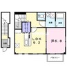プリムローズ 1LDKの間取り