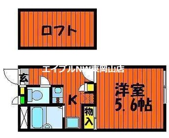 間取図 レオパレスカラマス