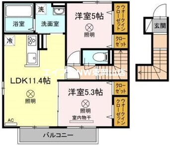 間取図 エマーブルＭ'ｃ