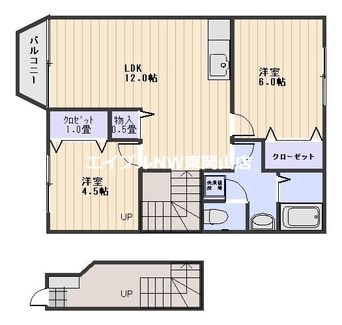 間取図 ファルファレエストＡ