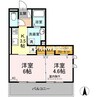 グランツ国富 2Kの間取り