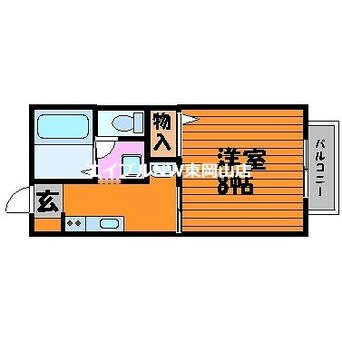 間取図 コーポ橋本