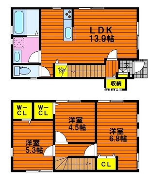 間取図 FIT-CELL瀬戸内　M棟