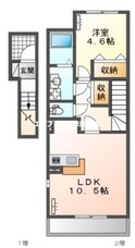 メゾン　クリスタルの間取図