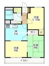 メゾン・モンパルテ 3DKの間取り
