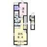 フィオーレ 1LDKの間取り