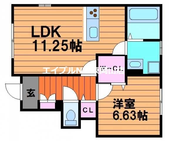 間取り図 セントロイエル平井A棟