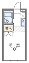 Ｎａｔｕｒｅ和氣 1Kの間取り