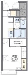 レオパレスＺＯＯ 1Kの間取り