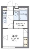 レオパレスＡＴＬＡＳ 1Kの間取り