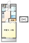 パルティーダ 1Kの間取り