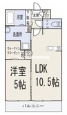 M's　self　 1LDKの間取り