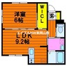 OCTO　Casa　OmachiⅡ 1LDKの間取り