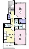 パフィオ 2DKの間取り