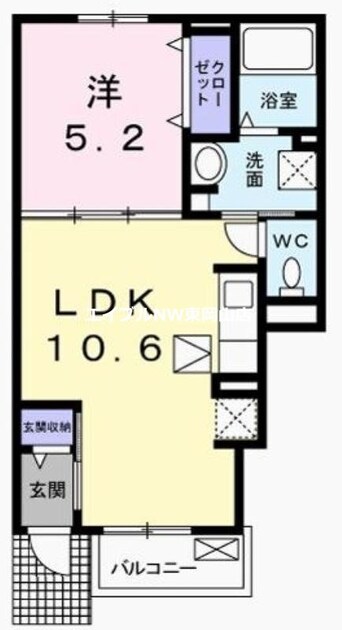 間取図 ラ　ソワ