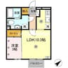 ファーストヒルズ 1LDKの間取り