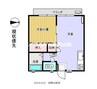 サンシティ益野 1LDKの間取り