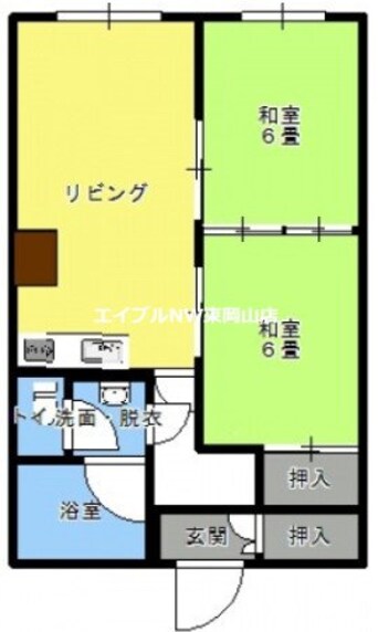 間取図 山陽ビル