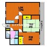 ホシダマンション 2LDKの間取り