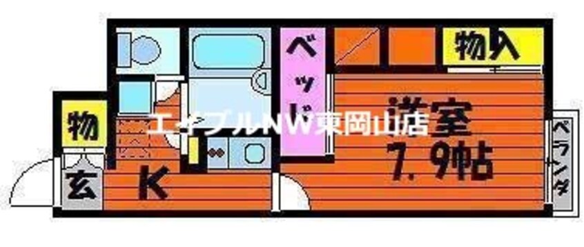 間取図 レオパレスびぜん