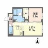 キャステルガーデン 1LDKの間取り