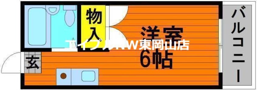 間取図 レオーネ原尾島