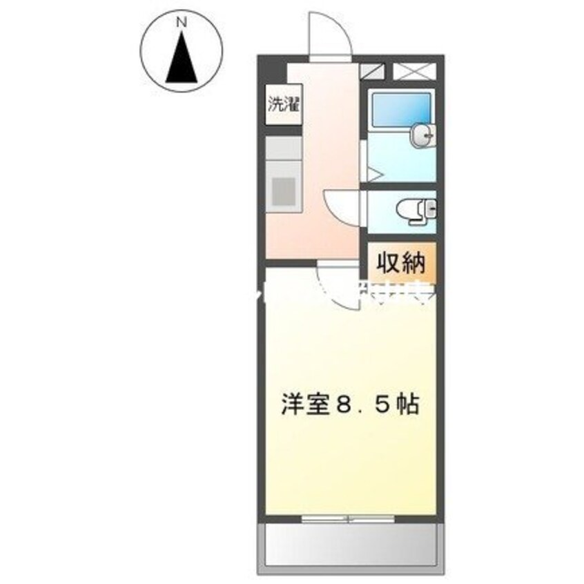 間取図 クラージュ