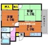 SKメゾン 2DKの間取り