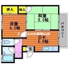 SKメゾン 2DKの間取り