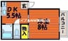 シティーハイツ 1DKの間取り