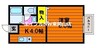 フロンティア２０００ 1Kの間取り