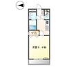 パルティーダ 1Kの間取り