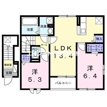 間取図 プラシード　カーサ