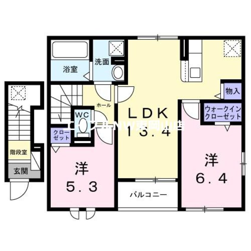 間取図 プラシード　カーサ