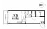 サンハウス 1Kの間取り