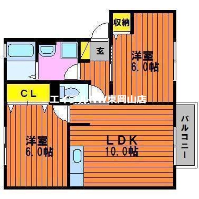 間取図 グリーンコートＢ棟