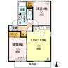 アミスターＹ・２・Ｓ　Ａ棟 2LDKの間取り