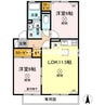アミスターＹ・２・Ｓ　Ａ棟 2LDKの間取り