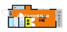翠ハイツ 1DKの間取り