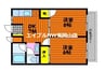 シティハイツカサミア Ⅱ 2DKの間取り