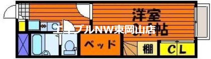 間取図 レオパレス倉安川