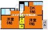 プレジール９０ 2DKの間取り