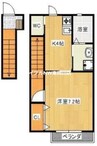 Siesta 1Kの間取り