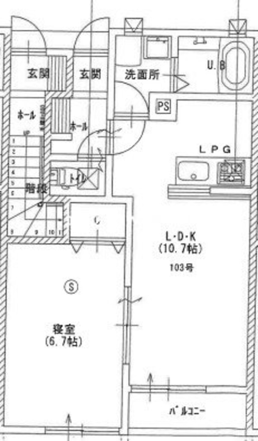 間取図 ロワジール