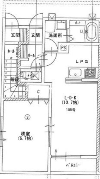 間取図 ロワジール