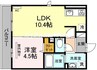 S・H2020 1LDKの間取り