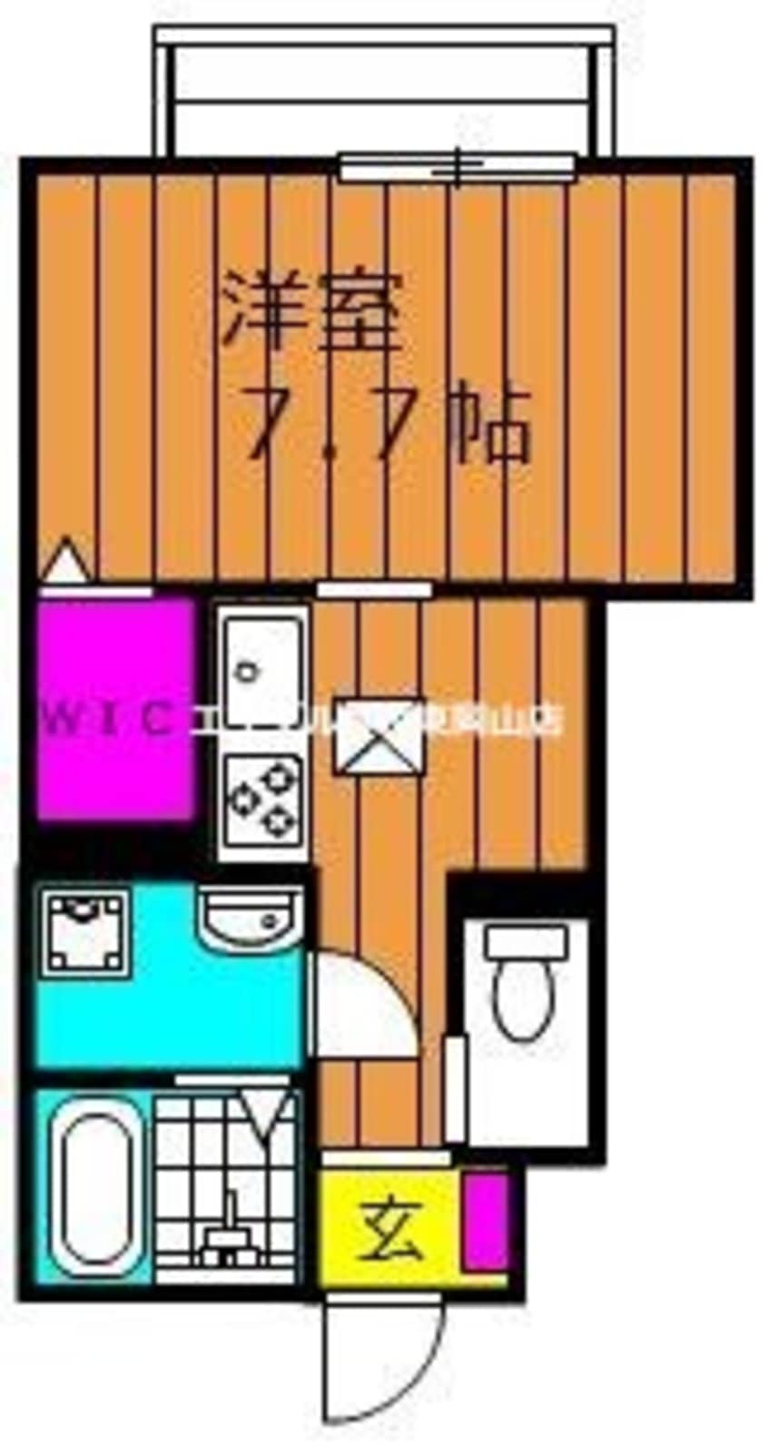 間取図 ヴィレッジ　ド　ルシオル
