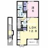 ベルメゾンＫ 1LDKの間取り