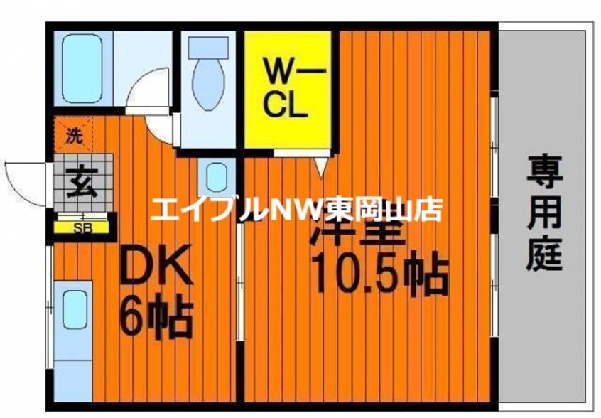 間取図 コーポ母恩