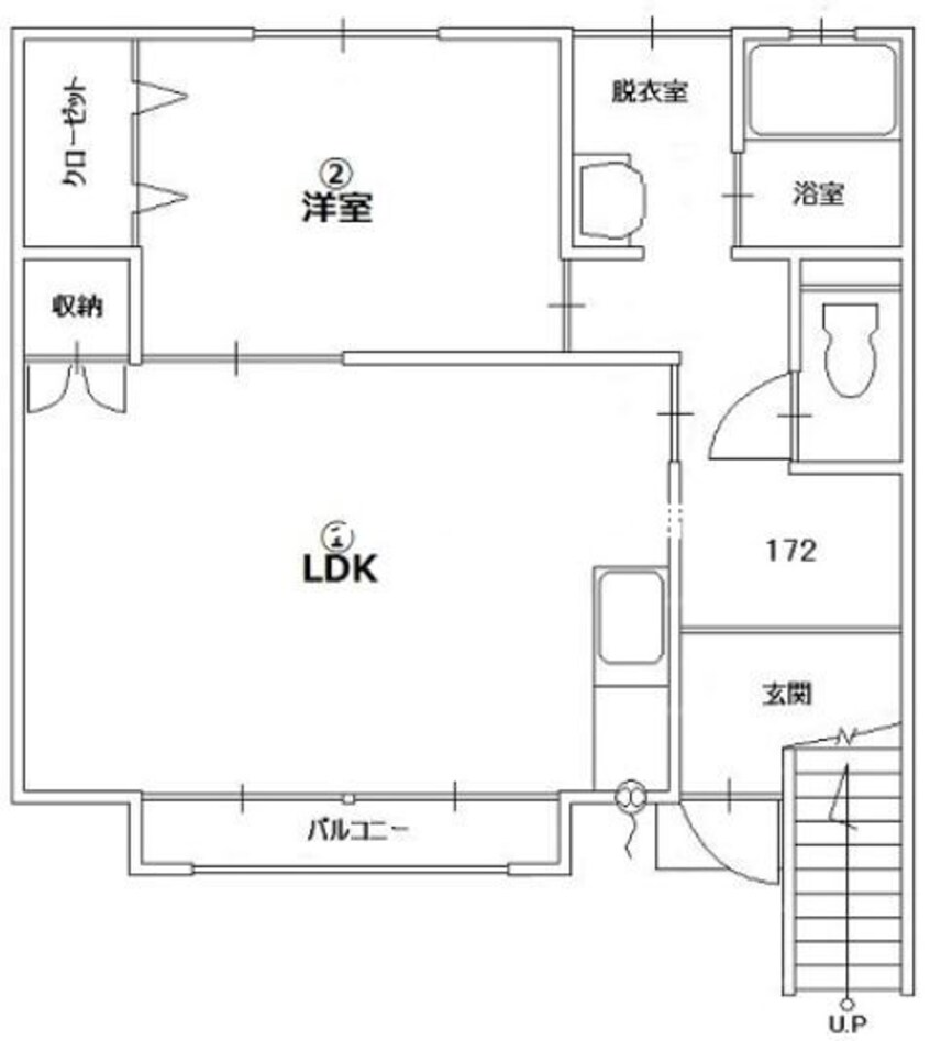 間取図 メゾン広谷　17号棟